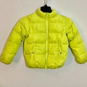 Girls Puffer Coat Yellow Forever 21  Size 9/10